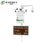 ES80A-Y8低価格のオンライン エア・クオリティTSP pm2.5 pm10の探知器の塵の騒音の風速のモニター システム