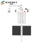 EYESKYの独特な設計屋外のエア・クオリティの探知器の塵集中の探知器の塵のモニターのオンライン・システム